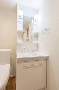 洗面設備　同物件　他号室内装（参考画像）?