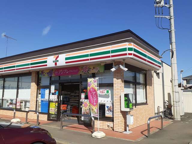 コンビニ　セブンイレブン石岡鹿の子店（コンビニ）まで800m