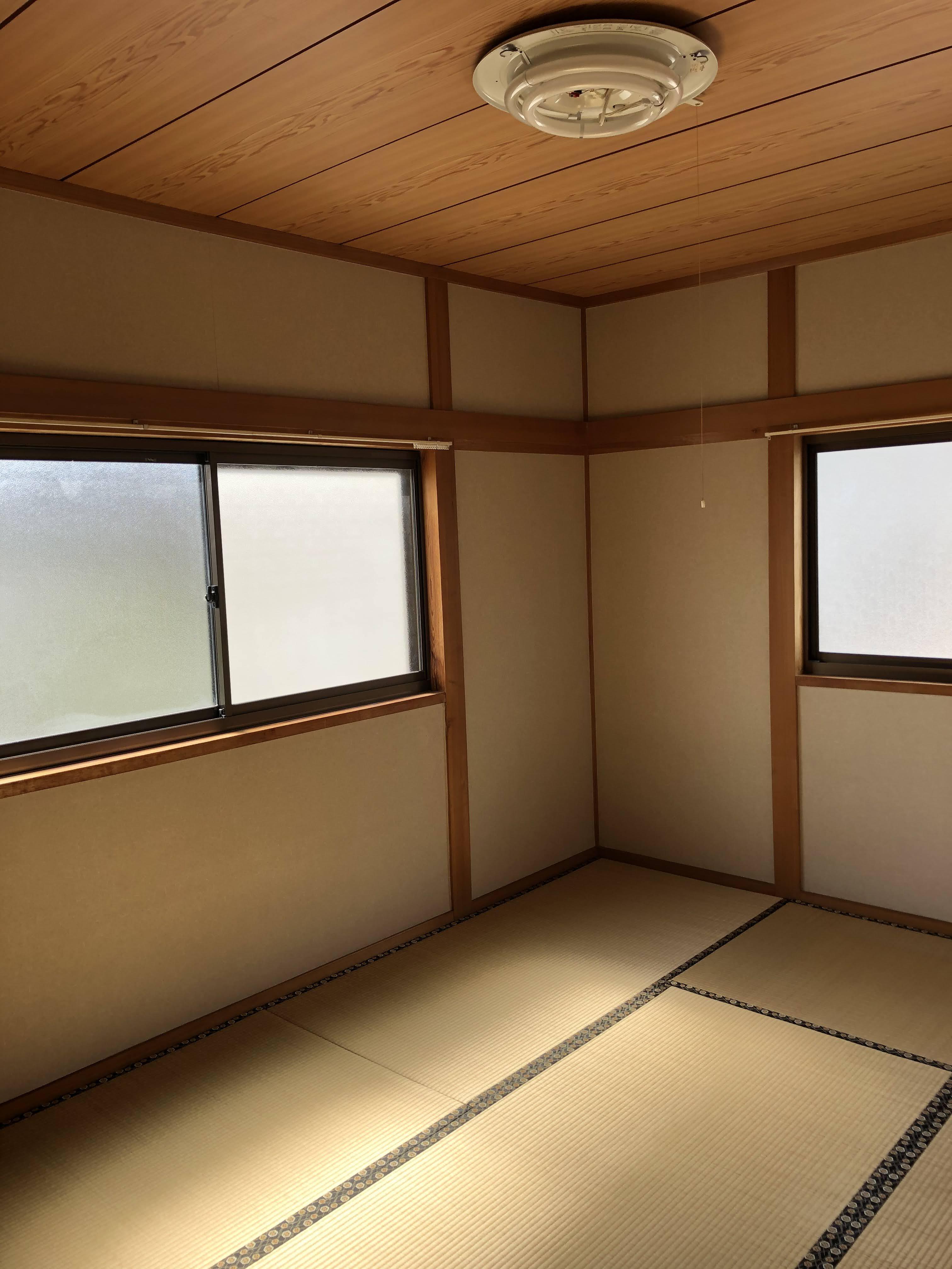 水口アパートの居間写真
