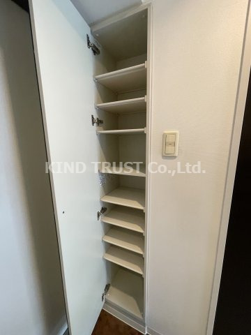 収納　収納のためのスペースです