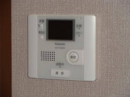 セキュリティ　モニタ付きインターホンです