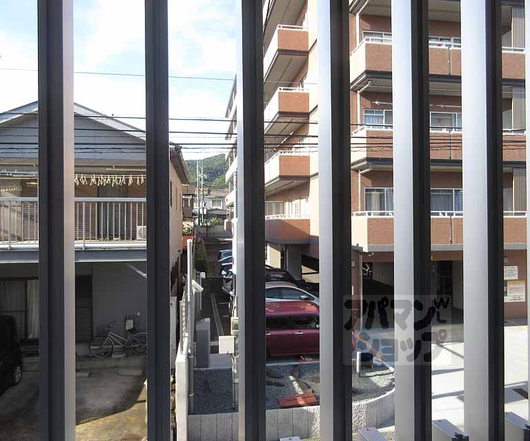 眺望　目隠しの柵が用意されてます。