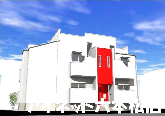 建物外観　2017年築の人気デザイナーズアパートです