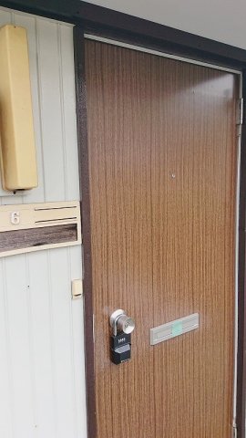 舞車コーポの玄関写真