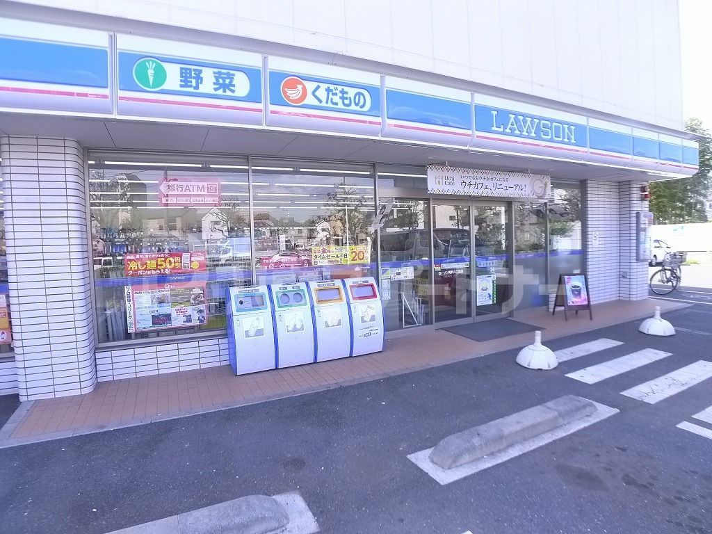 コンビニ　ローソン青戸六丁目店（コンビニ）まで100m