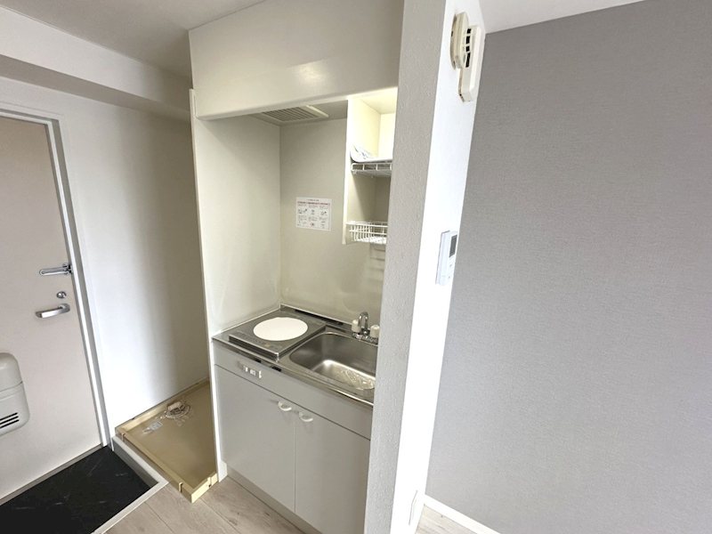 キッチン　上部収納もついたキッチン