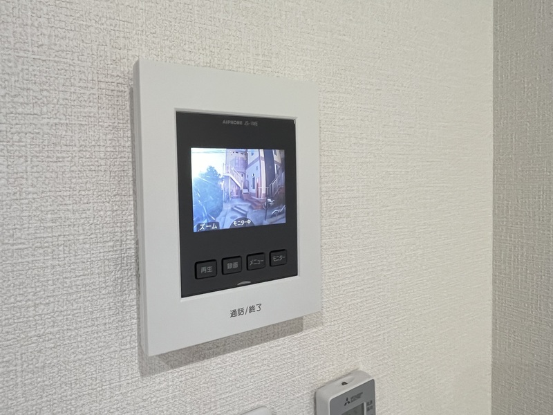 セキュリティ　モニター付き