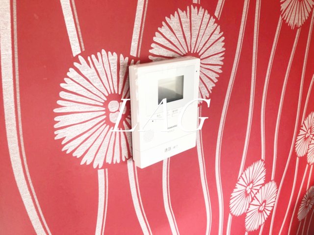 セキュリティ　モニター付きインターホンです。