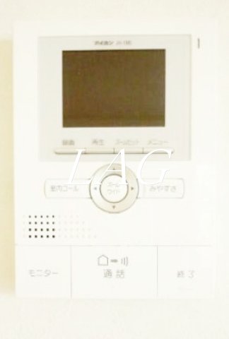 セキュリティ　モニター付きインターホンです。