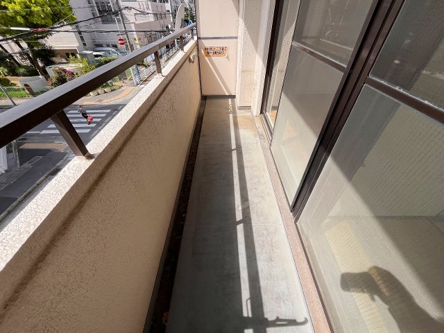 バルコニー　広々としたバルコニーです