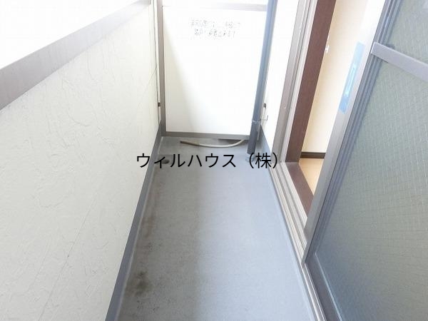 バルコニー　明るいバルコニー！