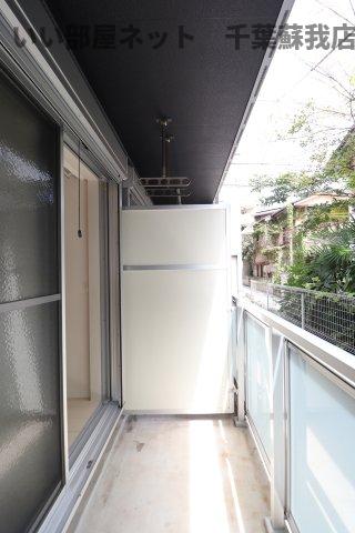 バルコニー　広々としたバルコニーです