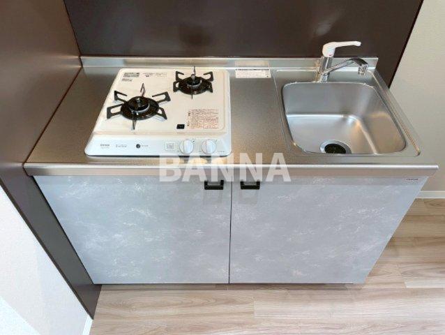 キッチン　※建築中の為、過去の建築実績による内装です（建具・クロス・床