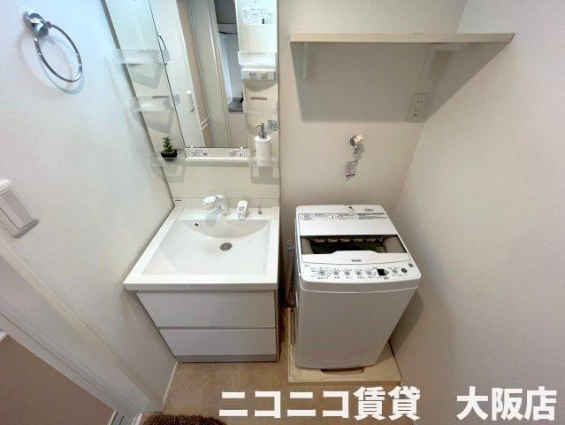 洗面設備　モデルルームイメージのため、現況を優先いたします。