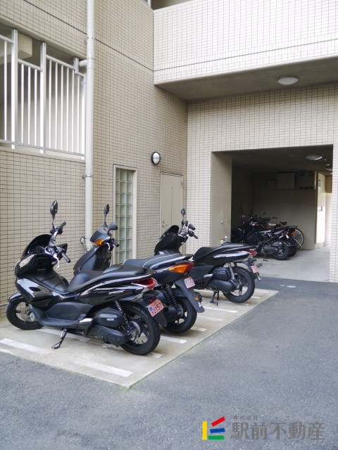 その他共有部分　バイク置き場♪