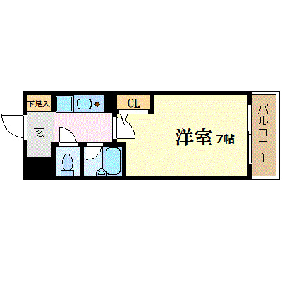エスリード本町の間取り写真