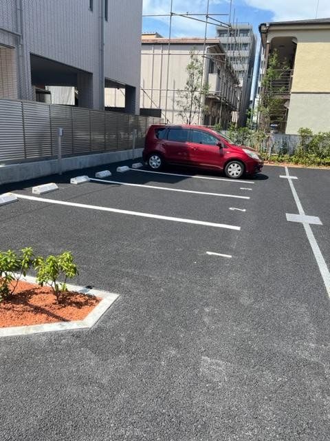 駐車場　眺望