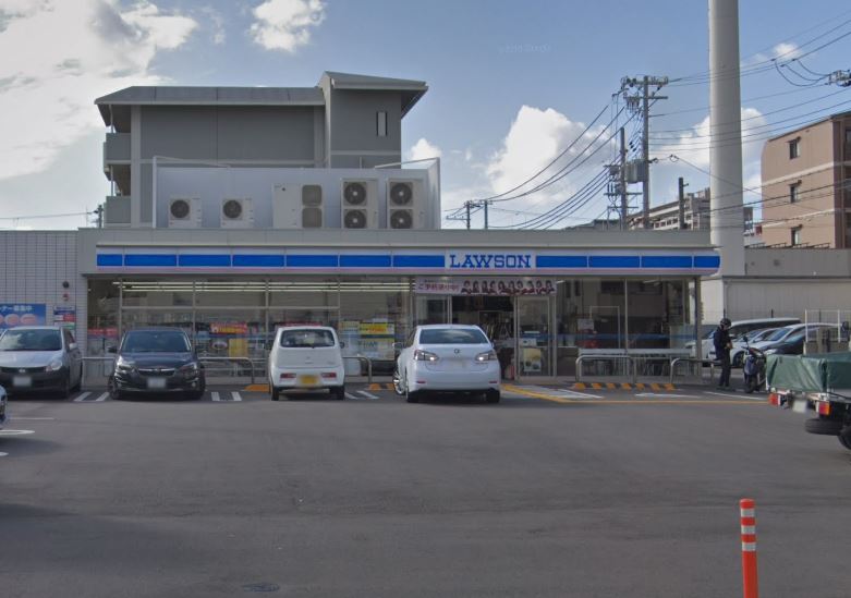 コンビニ　ローソン 神戸記田町四丁目店（コンビニ）まで223m