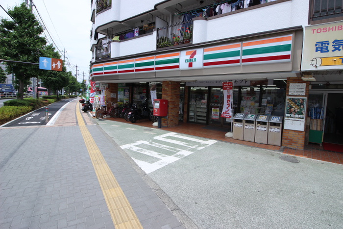 コンビニ　セブンイレブン稲城長沼店（コンビニ）まで283m