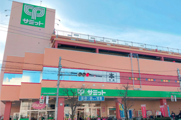 スーパー　サミットストア王子店（スーパー）まで790m