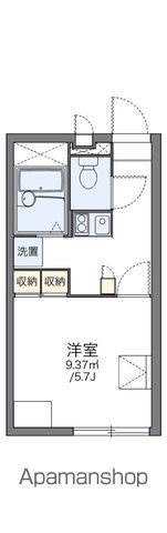 レオパレスフローラの間取り写真