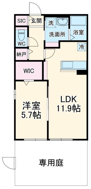 aruROOM高林の間取り写真