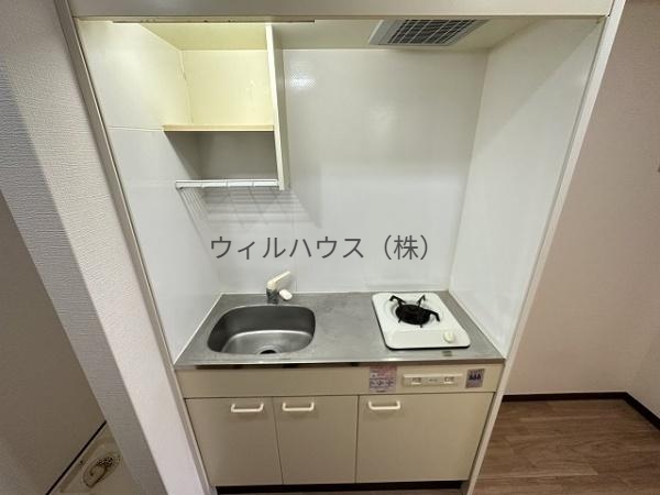 キッチン　まな板スペースがあって使いやすい！