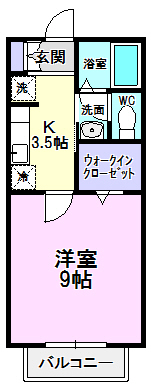 サニーコートふくはらの間取り写真