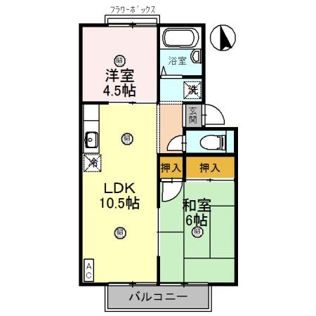 ハイツコイケIIの間取り写真