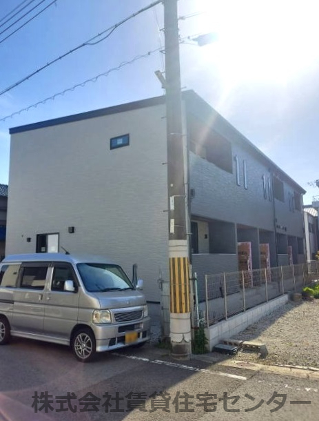 建物外観　建築中