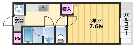 ポプラーレキシダの間取り写真