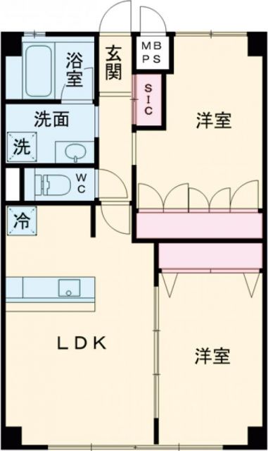 ラフィーヌ桜新町の間取り写真