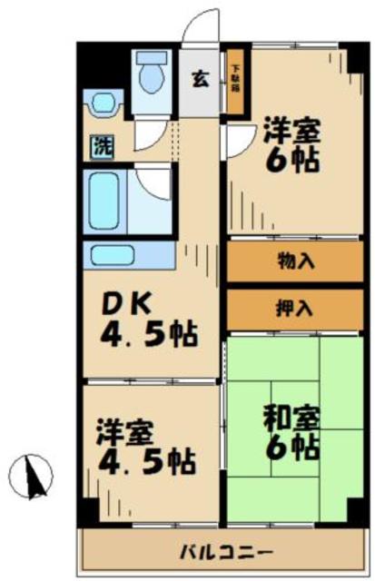 ニューエストワンの間取り写真