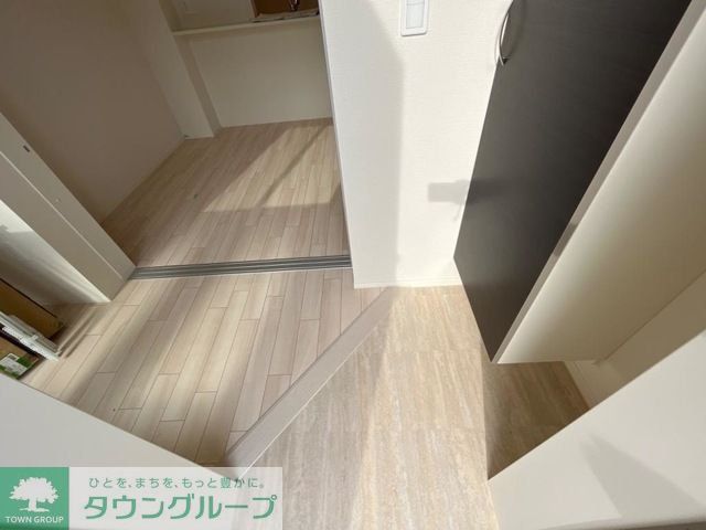 坂戸市薬師町 アパート新築工事の玄関写真