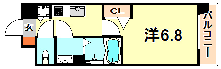 アドバンス神戸プリンスパークの間取り写真