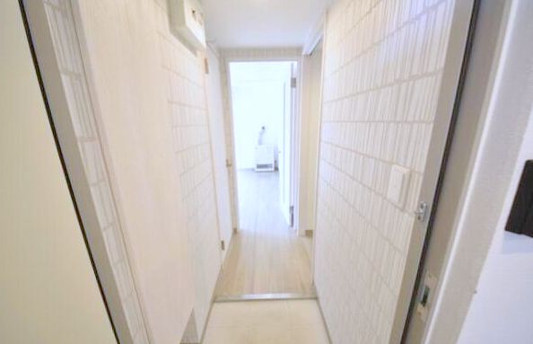 地下鉄南北線 中島公園駅 徒歩9分 4階建 築10年の玄関写真