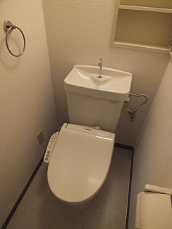 京王線 調布駅 徒歩10分 6階建 築31年のトイレ写真