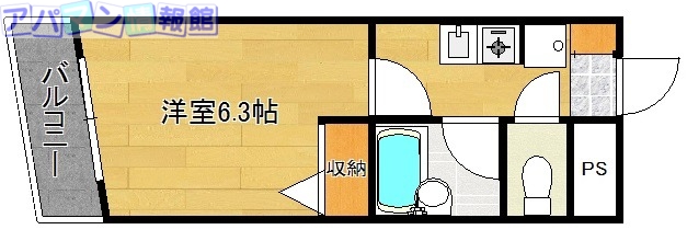シャローム天神の間取り写真