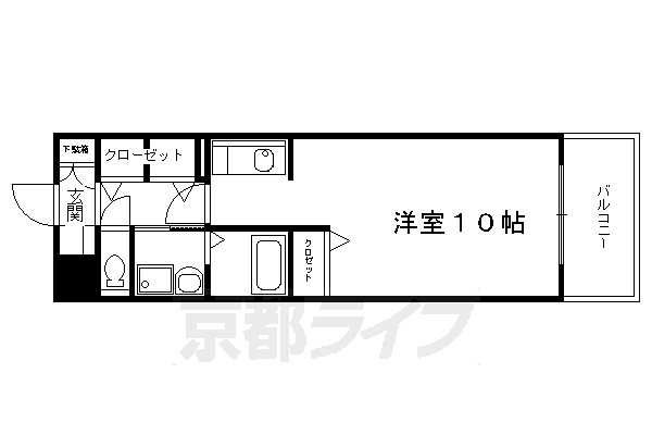 レジーナ錦小路の間取り写真