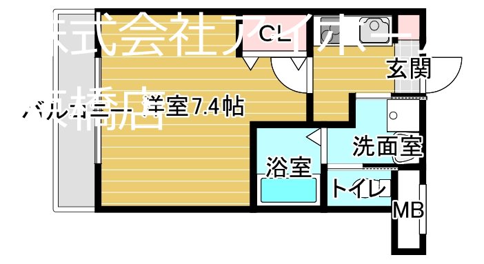 AILE京橋の間取り写真