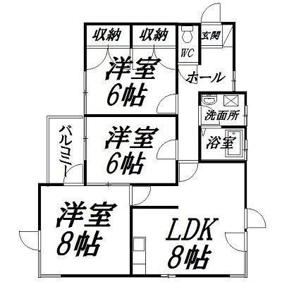 遠州鉄道 新浜松駅 徒歩37分 3階建 築38年の間取り写真