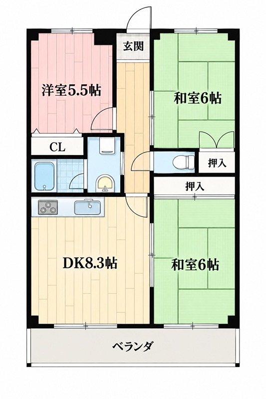 ハイコーポ京阪の間取り写真