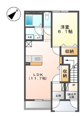 メゾンフォレストIIの間取り写真