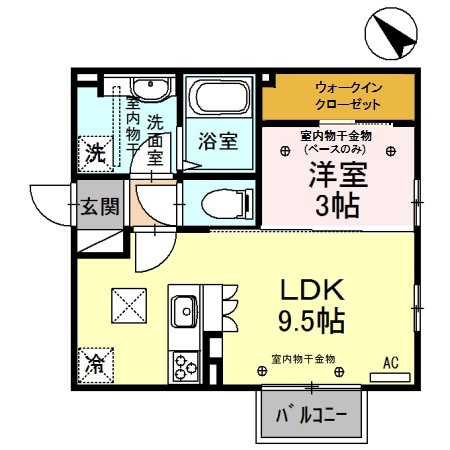 クレアの間取り