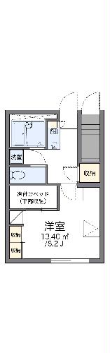 レオパレス晴屋の間取り