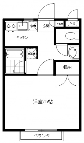 宿河原ベルデの間取り