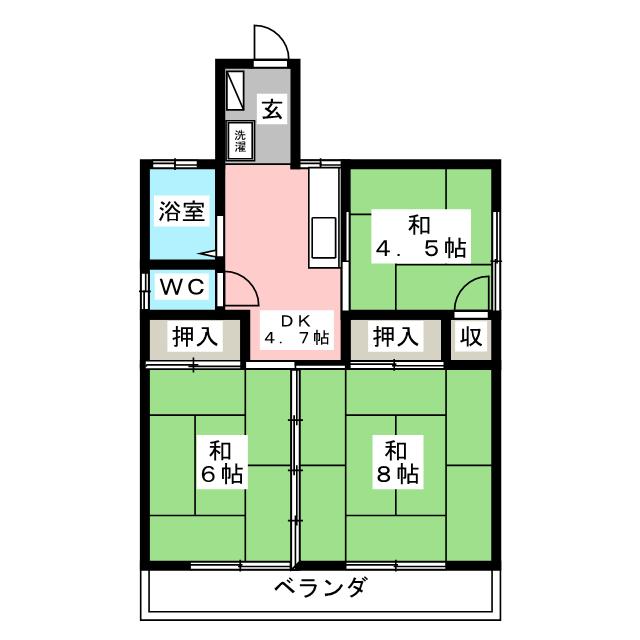 鈴木アパートの間取り