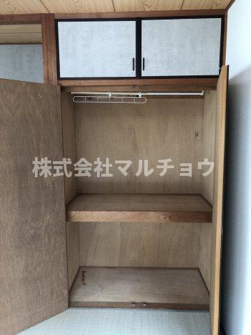 収納　収納のためのスペースです