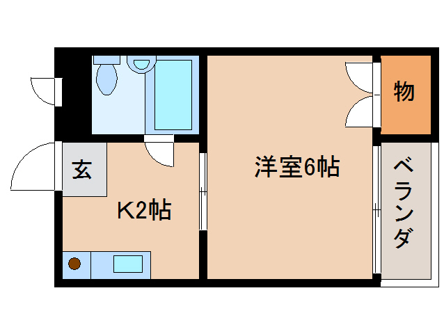 大和高田市三和町のマンションの間取り