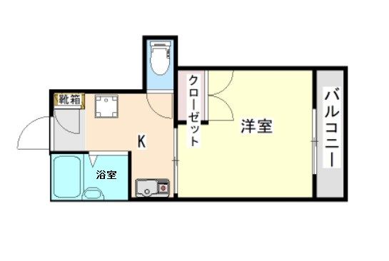 鹿児島市紫原のマンションの間取り